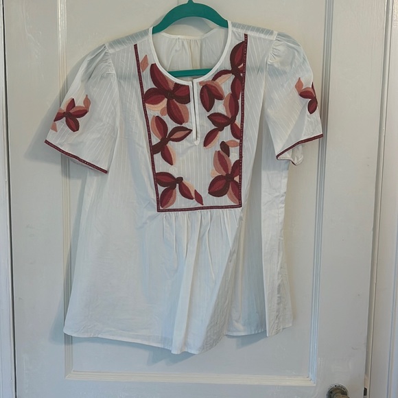 Madewell Embroidered Blouse - Picture 2 of 4